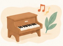 Illustration of a piano